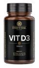 Suplemento Essential VIT D3 UI - 120 cápsulas essencial ao desenvolvimento do corpo.